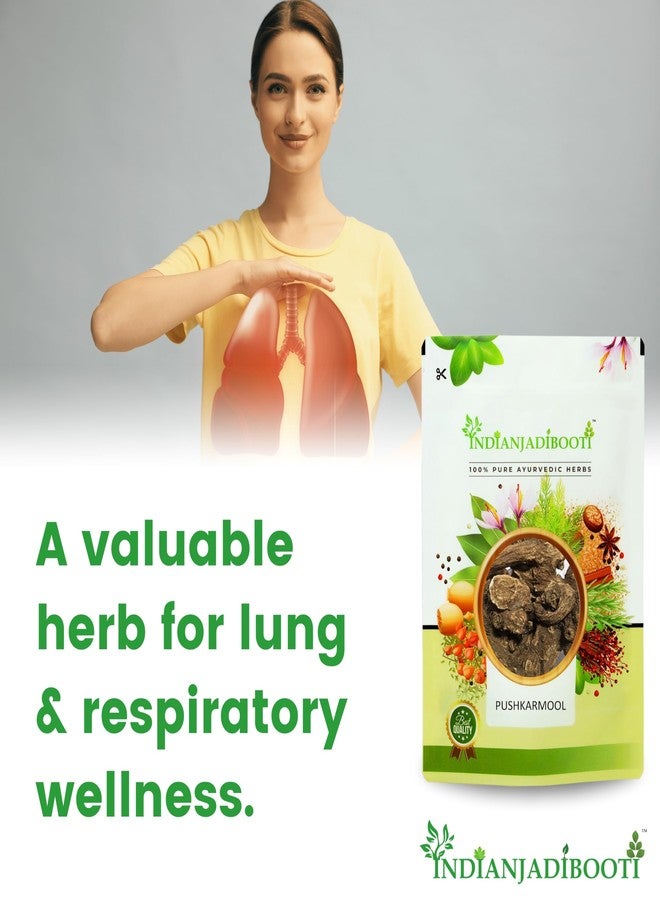 IndianJadiBooti Pushkarmool (100g) | Inula Racemosa Root | Pushkar Mool | Ayurvedic Herb for Respiratory Comfort, Chest Congestion & Heart Health | Natural Kapha Balancer | Dried Roots - Image 4